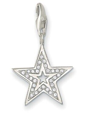 Thomas Sabo Glitter Star 925 Silver Dangle Charm
